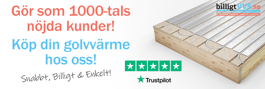 KLICKA FÖR OFFERT PÅ GOLVVÄRME!